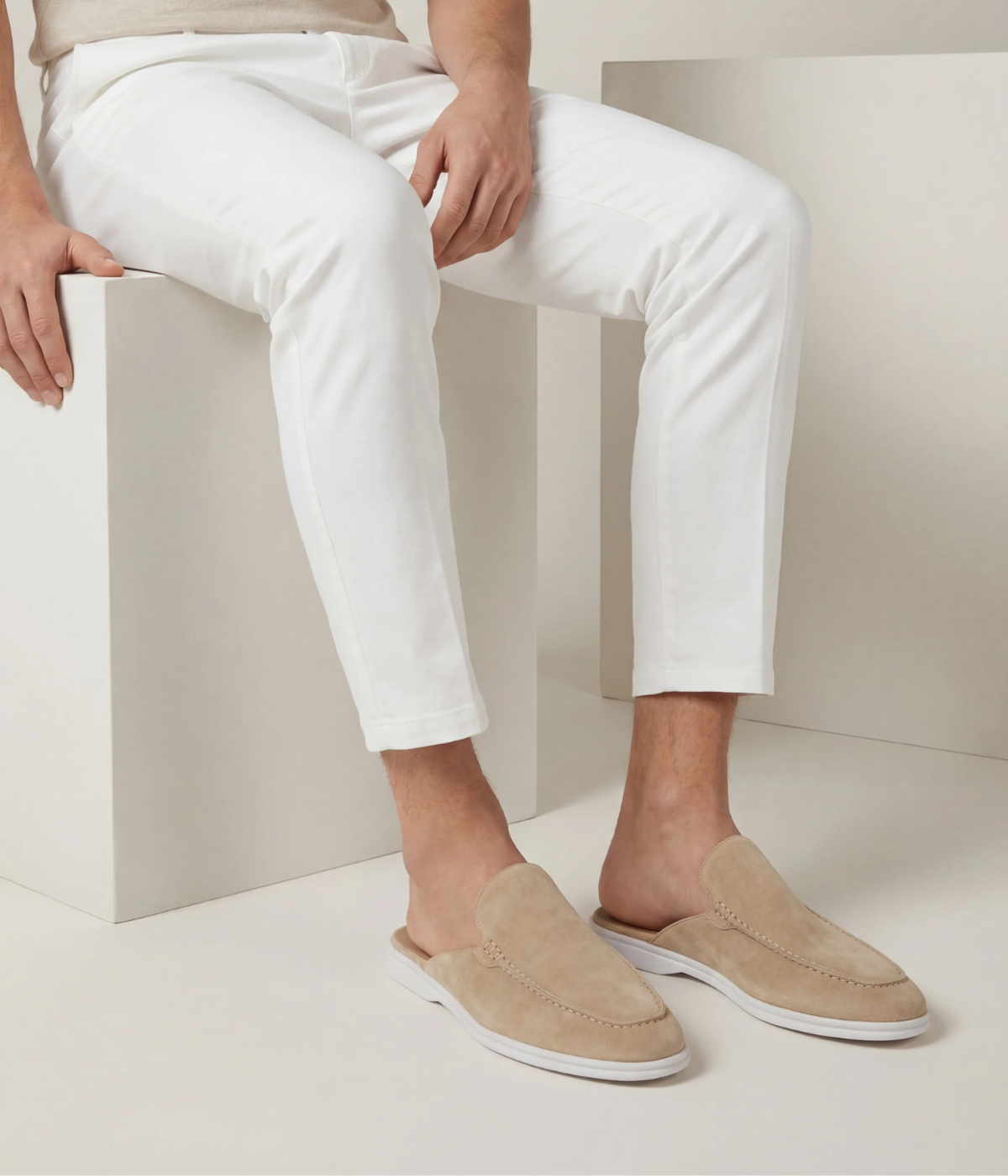 The Capri Slide — Beige — image 5