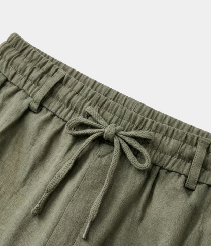 The Liguria Resort Trouser — Olive — image 4