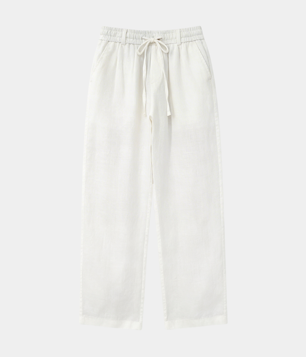 The Liguria Resort Trouser — White — image 1