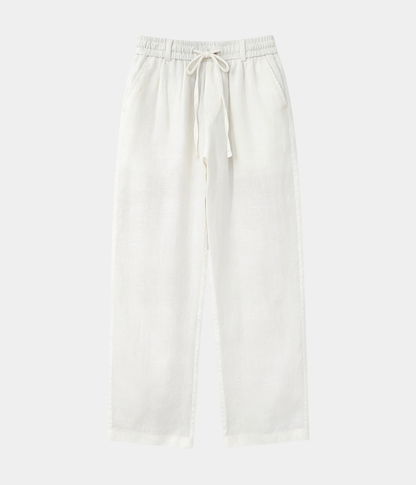 The Liguria Resort Trouser — White — image 1