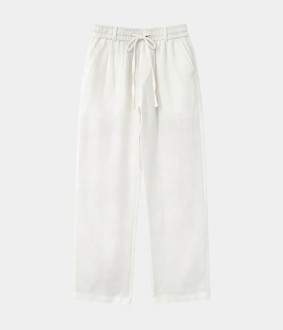 The Liguria Resort Trouser — White — image 1