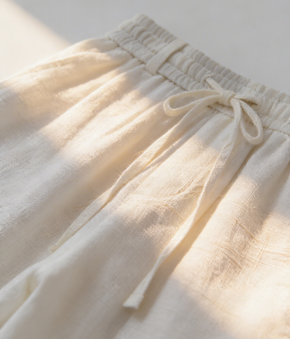 The Liguria Resort Trouser — White — image 5
