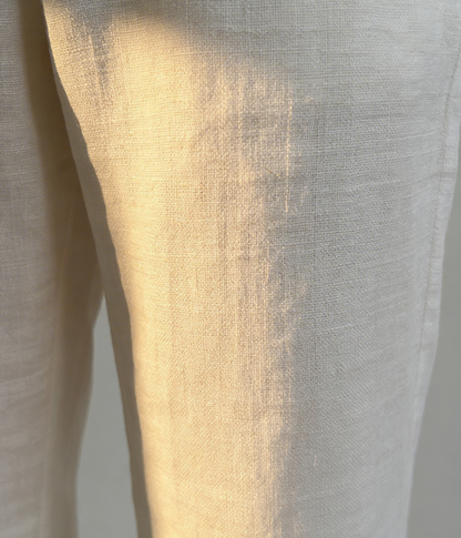 The Liguria Resort Trouser — White — image 8