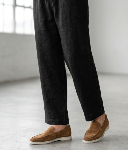 The Liguria Resort Trouser — Black — image 5