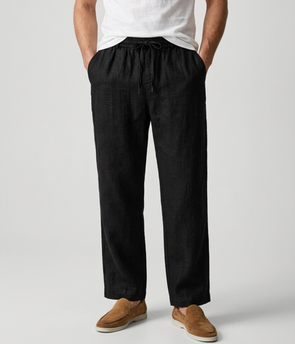The Liguria Resort Trouser — Black — image 3