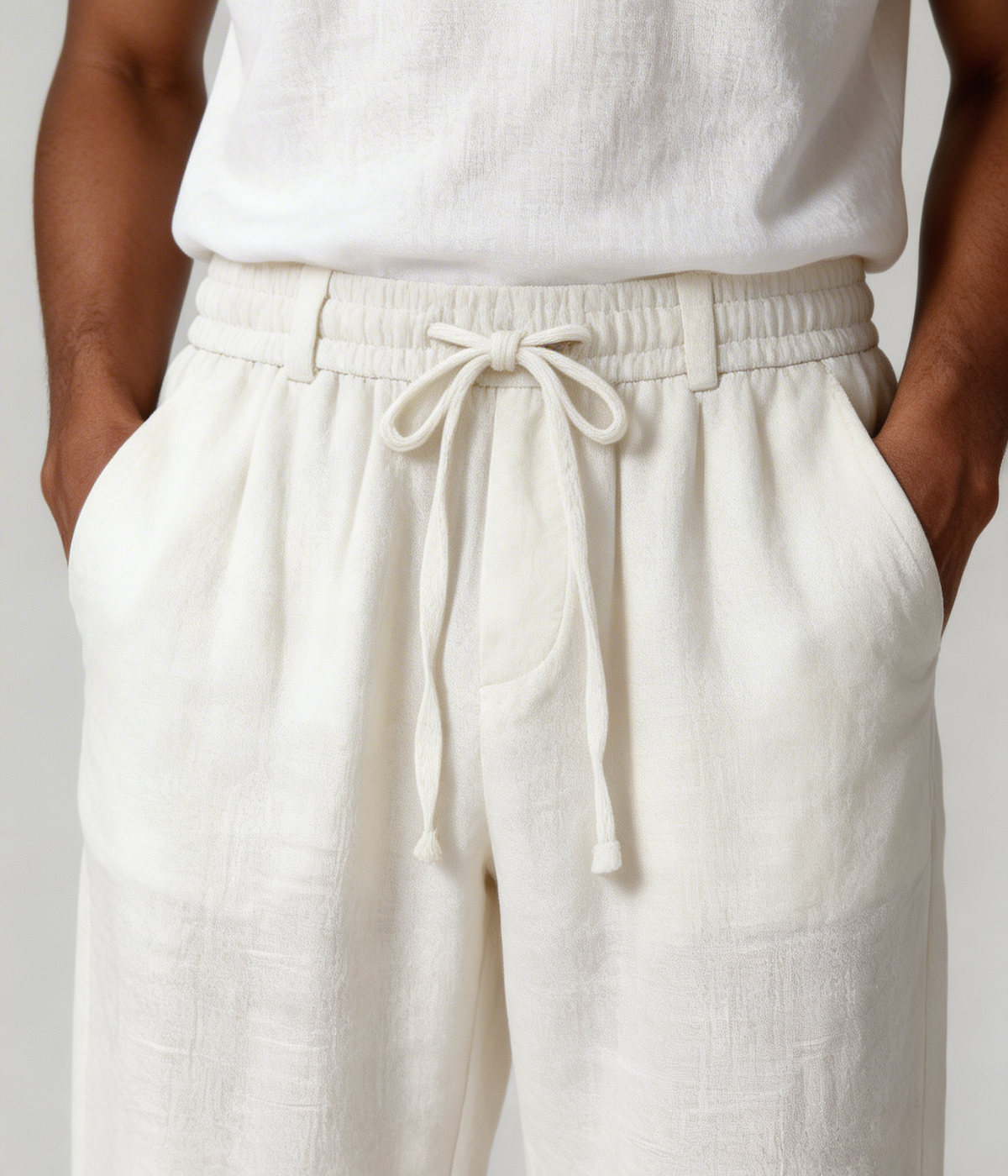 The Liguria Resort Trouser — White — image 6
