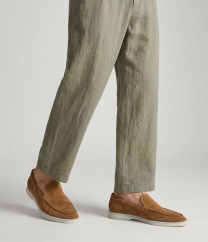 The Liguria Resort Trouser — Olive — image 2