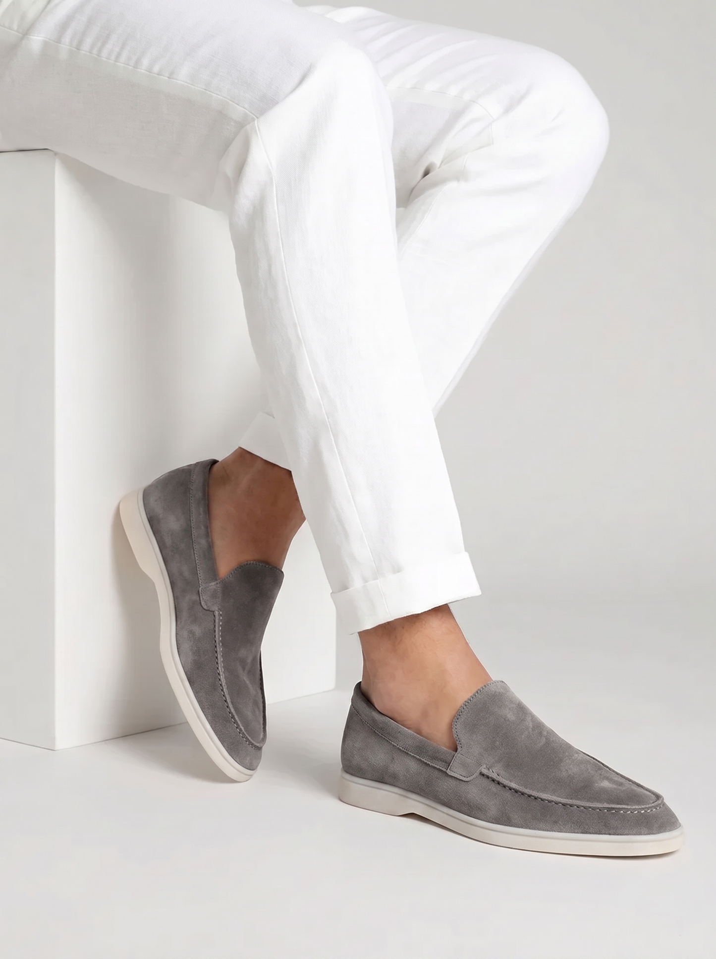 The Portofino Loafer — Grey — image 2