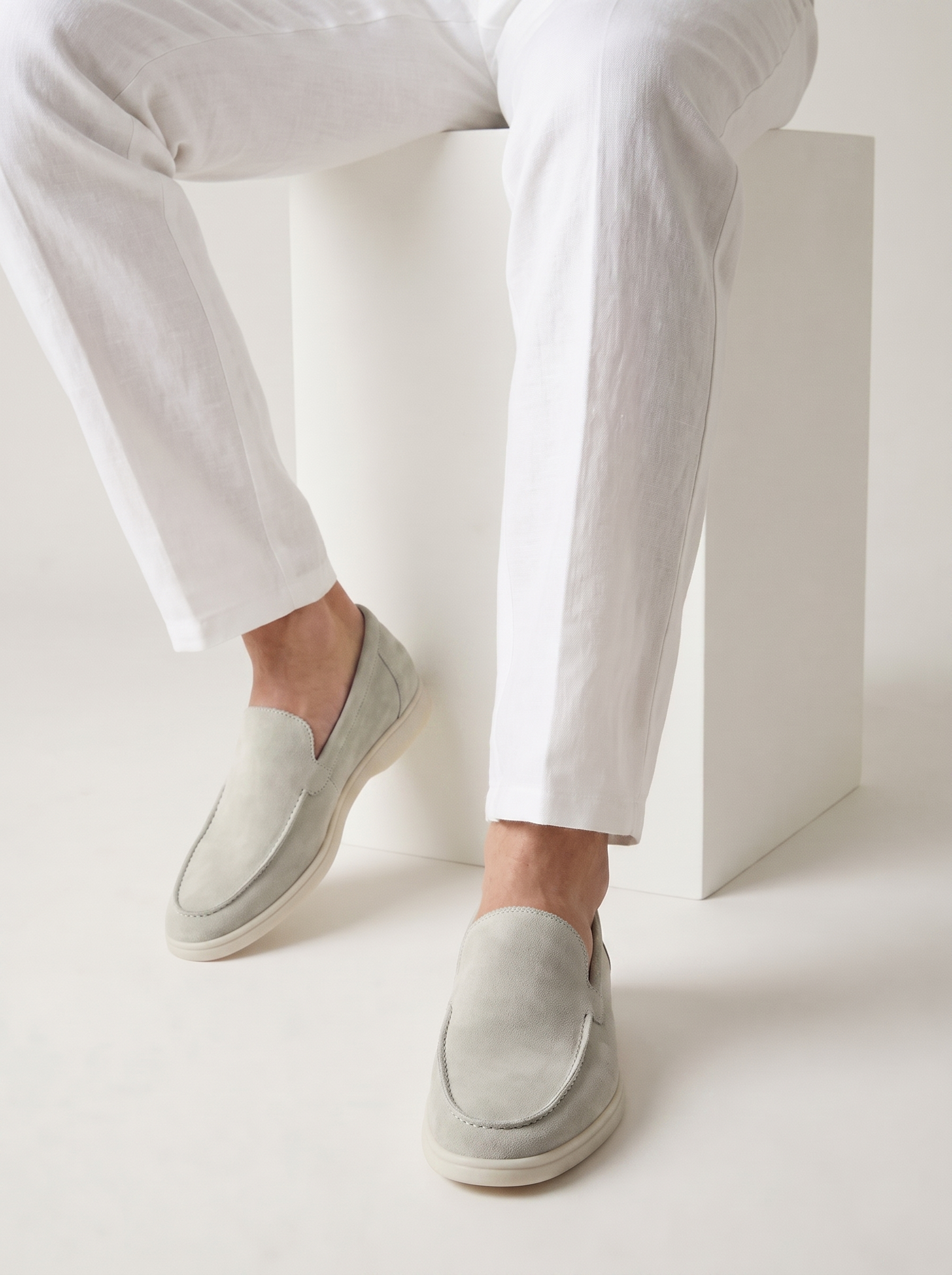 The Portofino Loafer — Sage — image 2