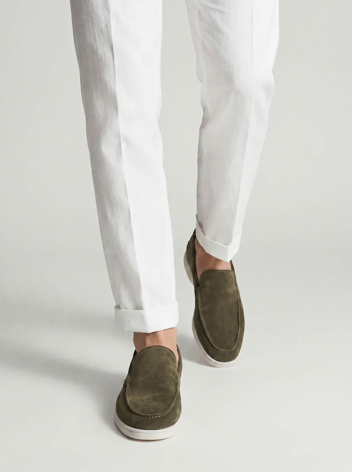 The Portofino Loafer — Olive — image 6