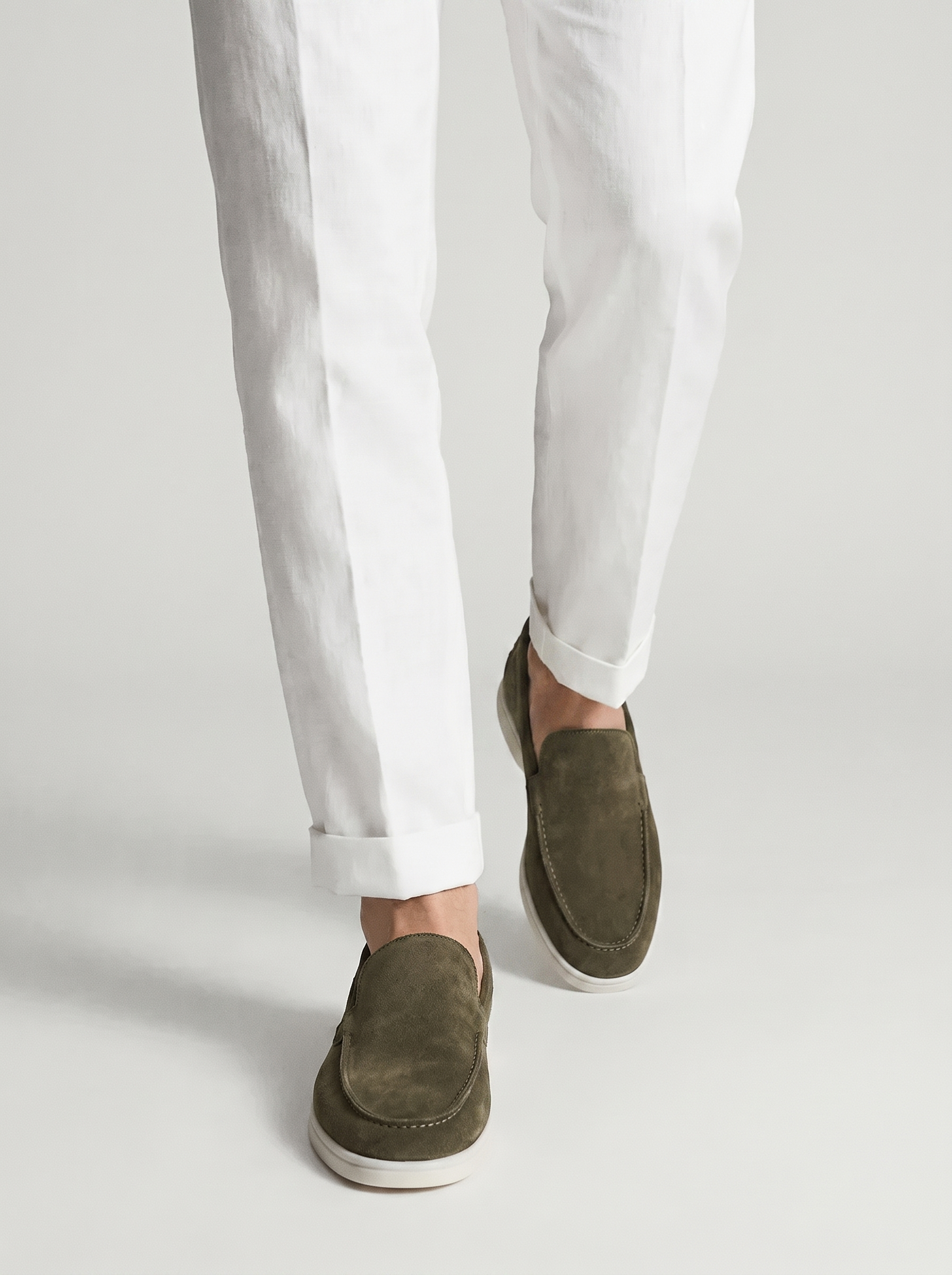 The Portofino Loafer — Olive — image 6