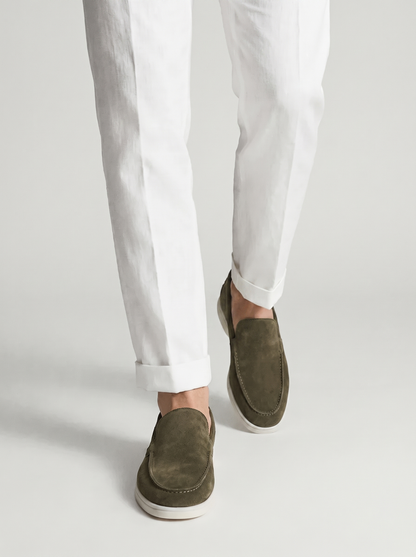 The Portofino Loafer — Olive — image 6