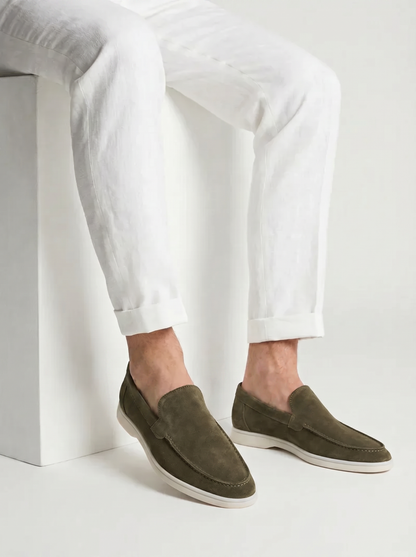 The Portofino Loafer — Olive — image 2