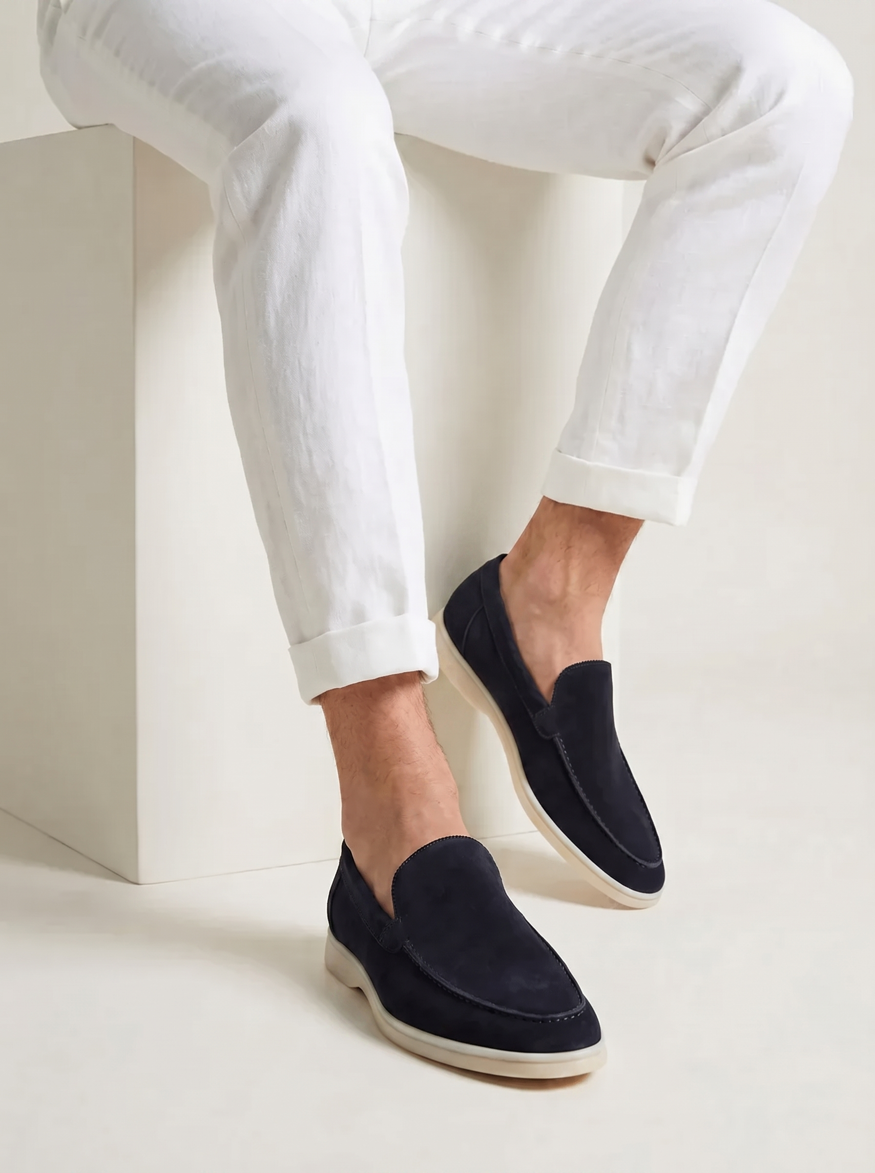 The Portofino Loafer — Navy — image 2