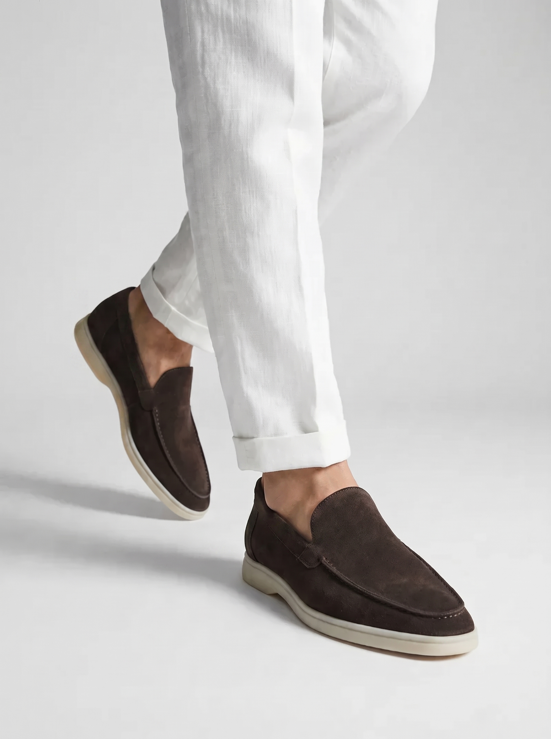 The Portofino Loafer — Warm Grey — image 6