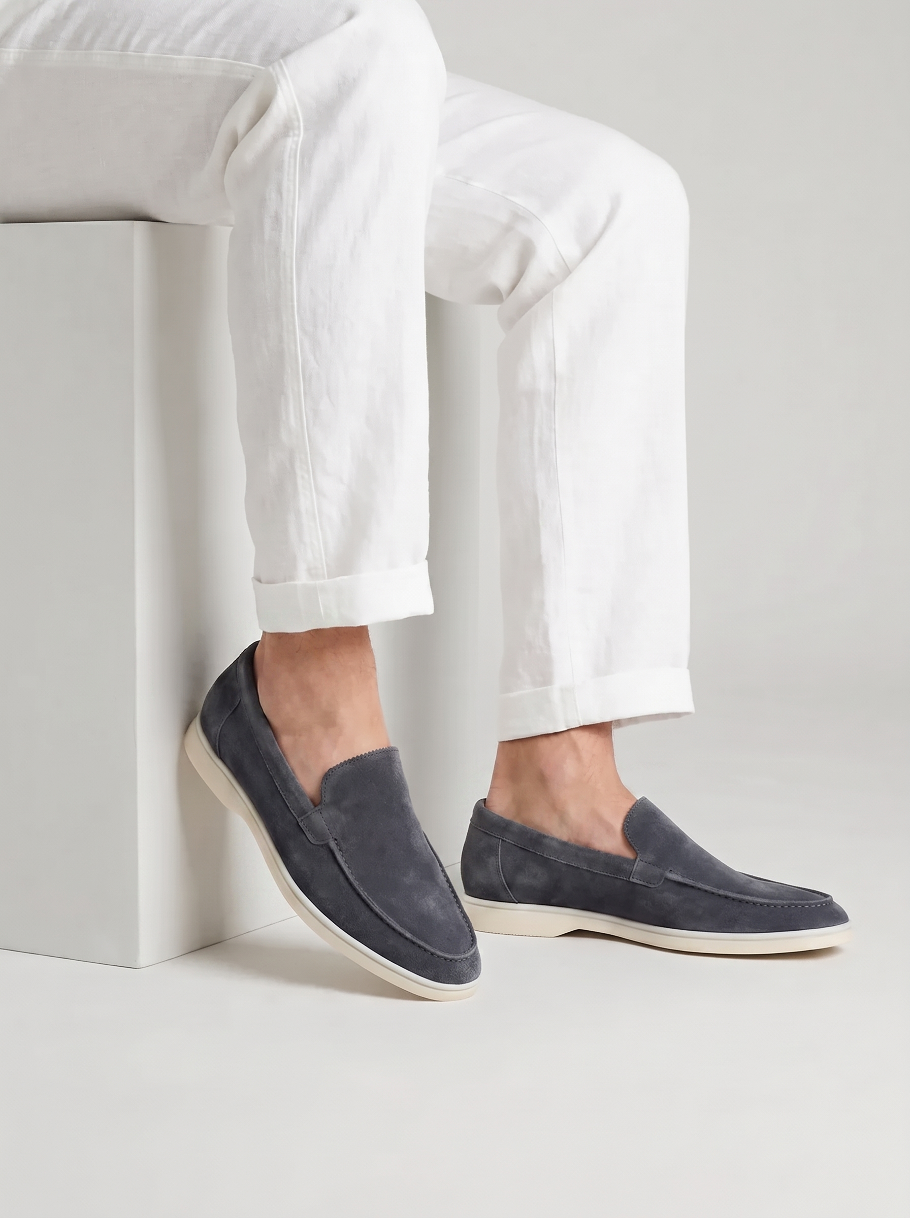 The Portofino Loafer — Steel Blue — image 5
