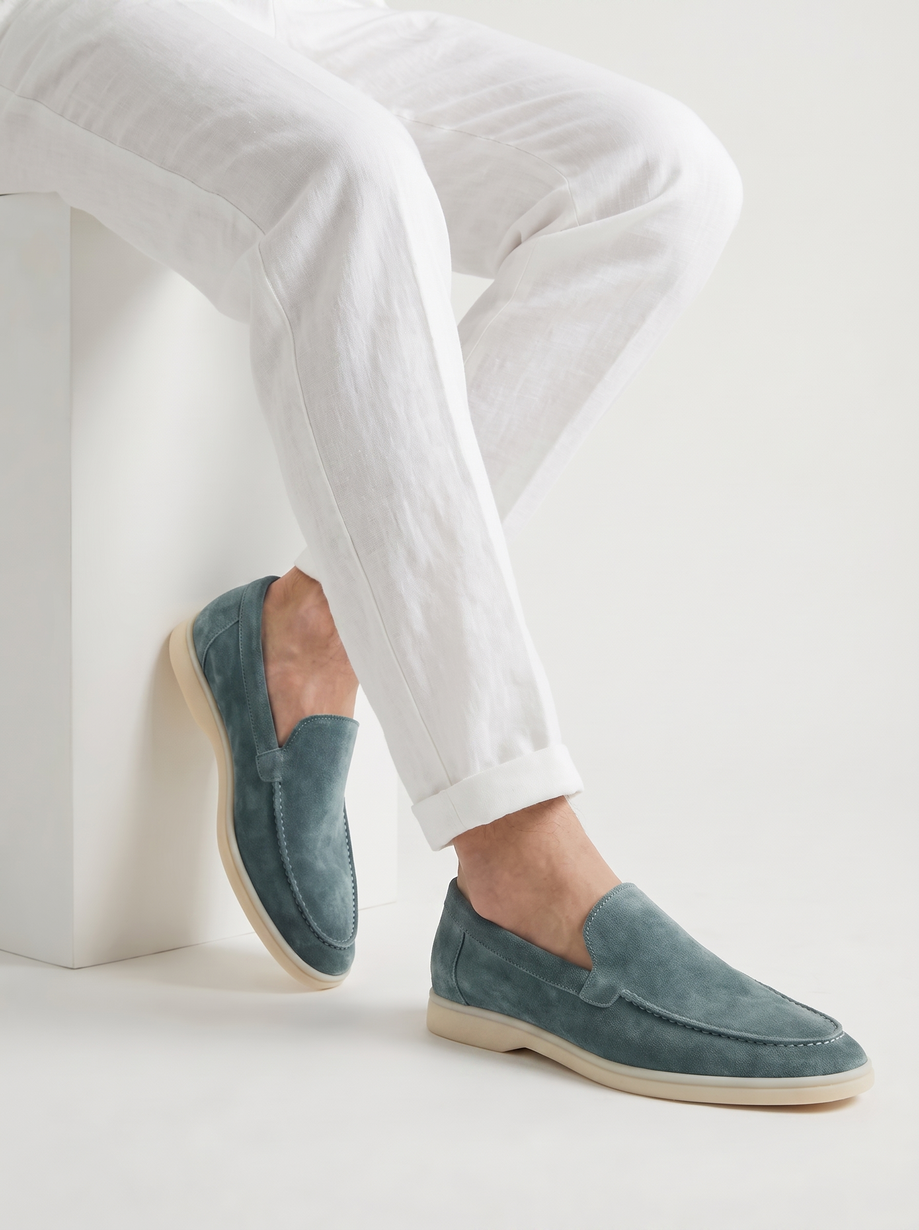 The Portofino Loafer — Petrol — image 2
