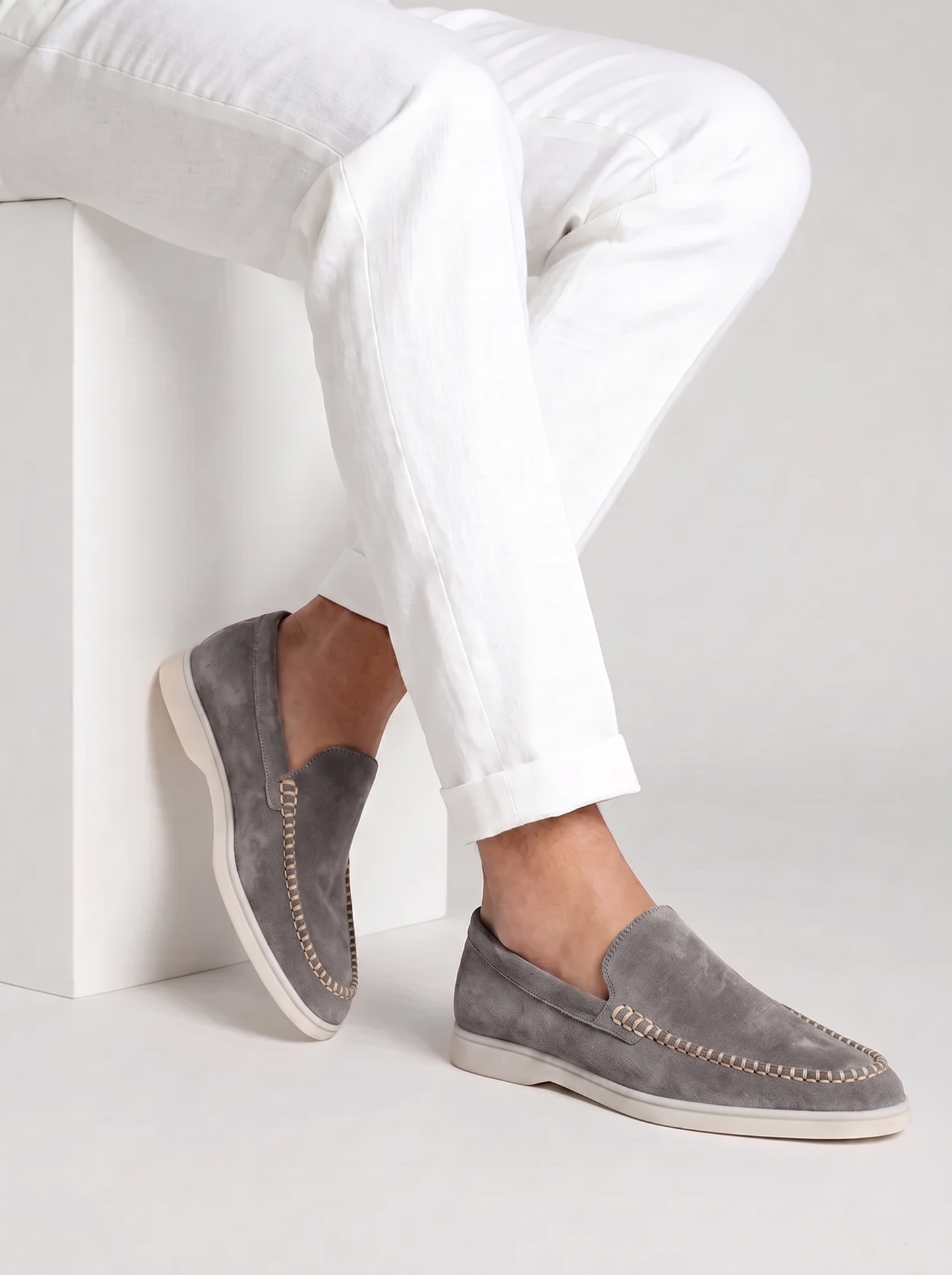 The Ravello Loafer — Grey — image 2