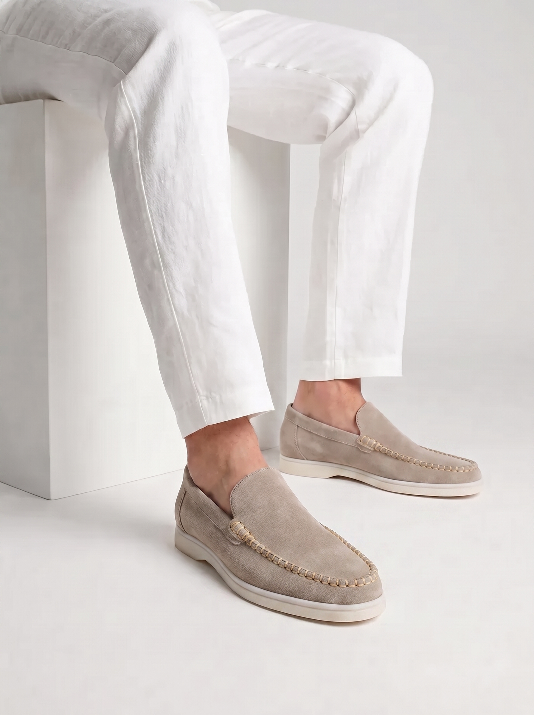 The Ravello Loafer — Light Grey — image 6
