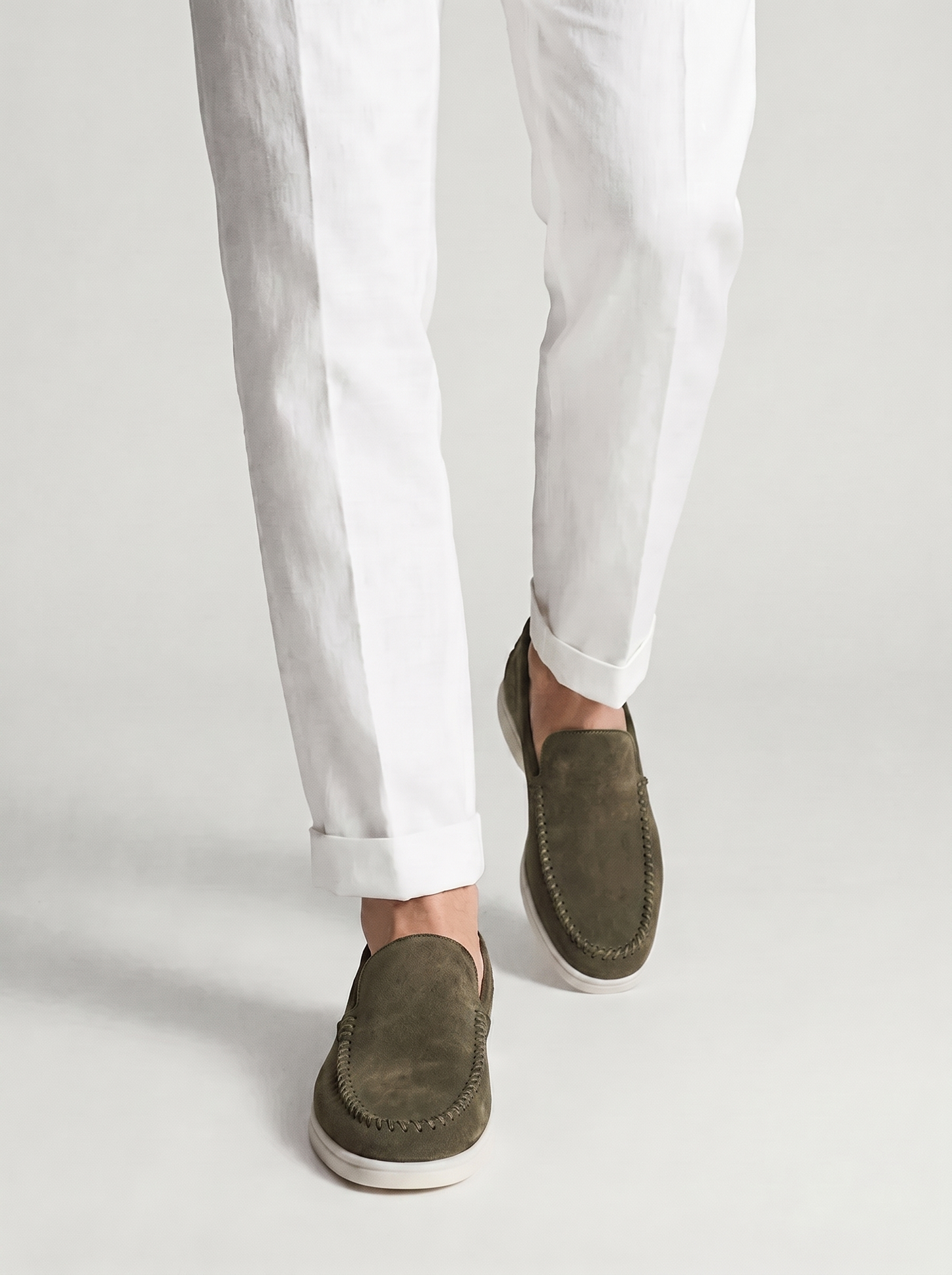 The Ravello Loafer — Olive — image 6