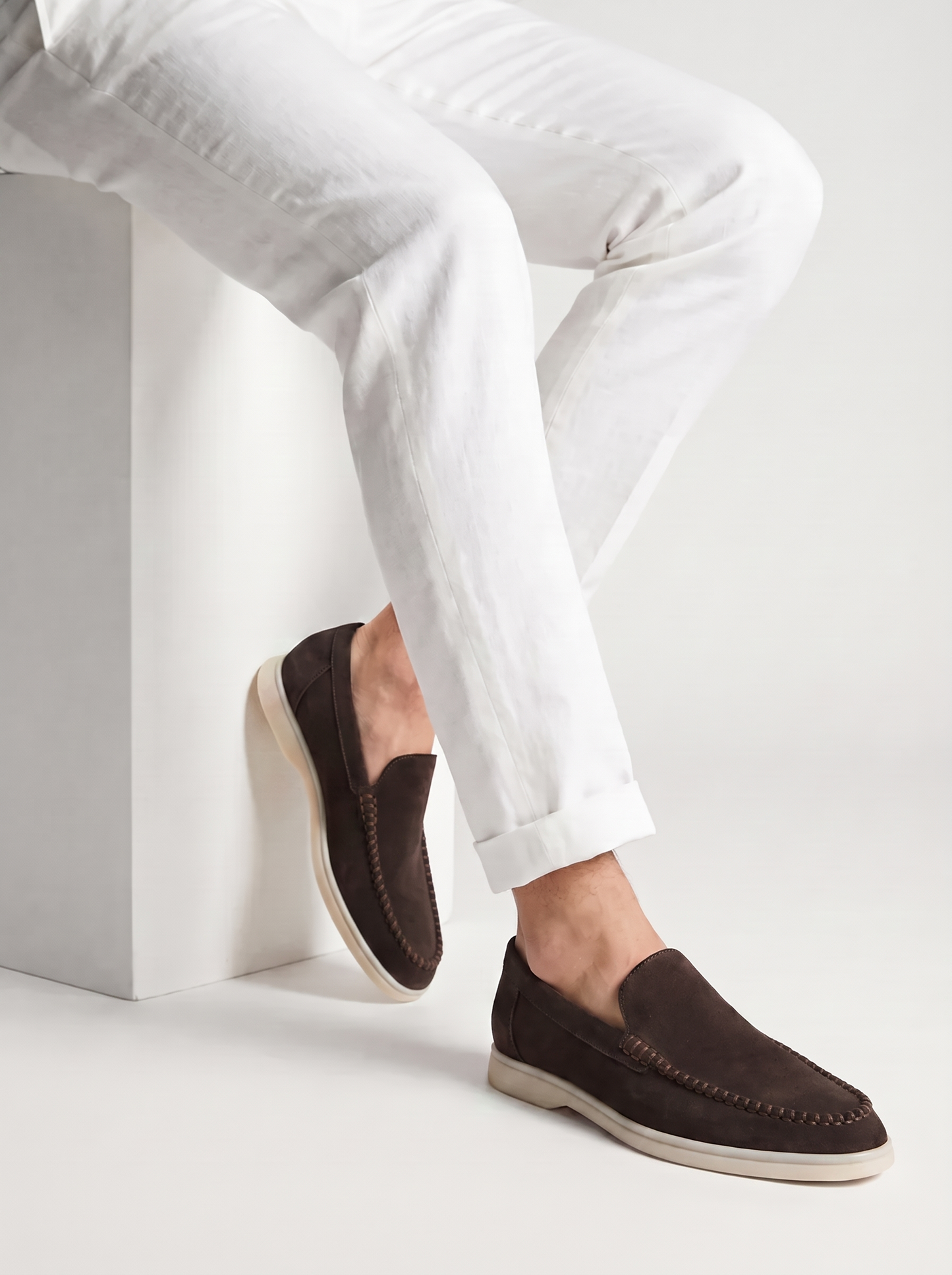 The Ravello Loafer — Warm Grey — image 8