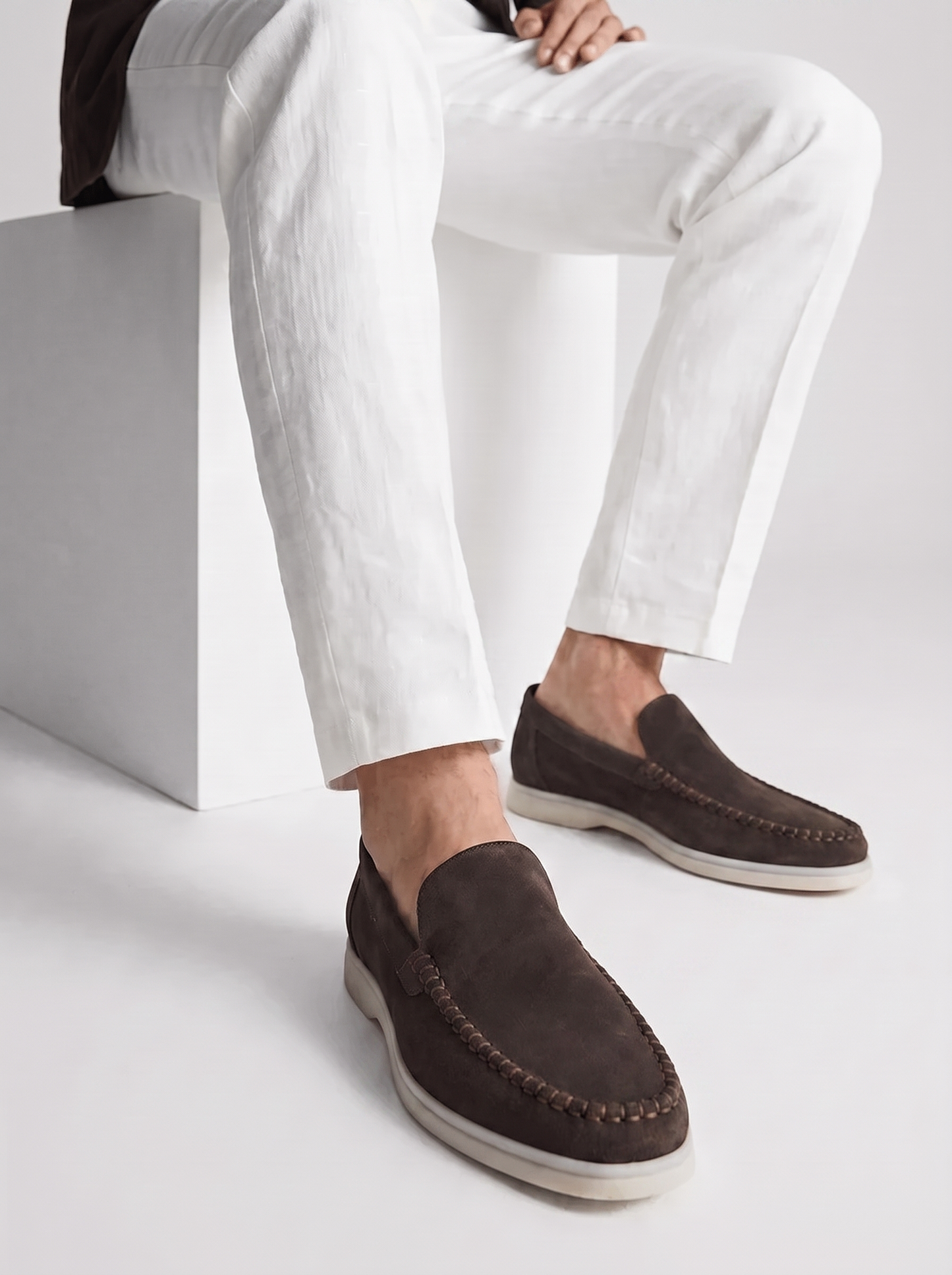 The Ravello Loafer — Warm Grey — image 7