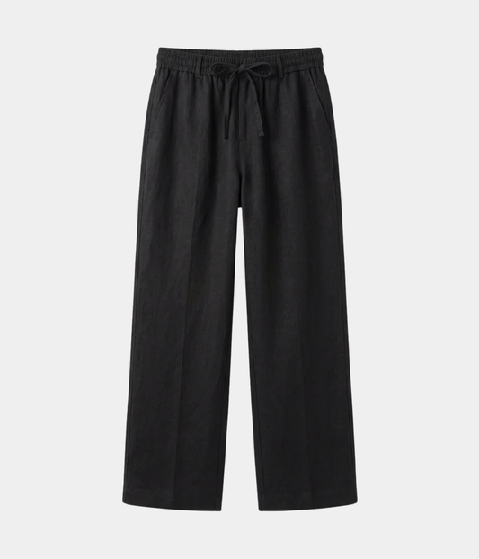 The Liguria Resort Trouser — Black — image 1